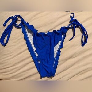 SHEIN Blue String Bikini Swimwear
